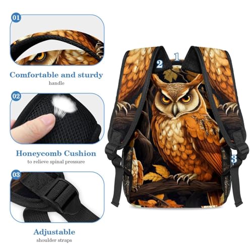 Sac à dos hibou 72 ergonomique contre le mal de dos des adolescents - 4