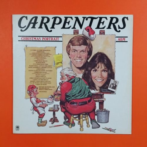 CARPENTERS Christmas Portrait SP 3210 LP Vinyl VG+ Cover VG+