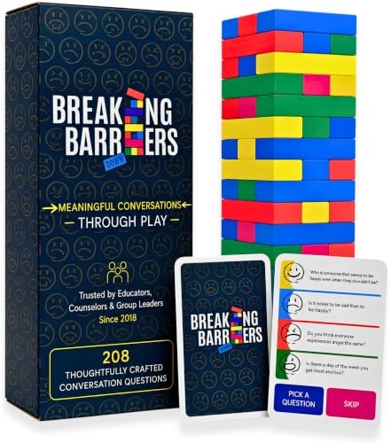 Breaking Barriers Down - Social Skills Games and Therapy Games, A Feelings Game for Kids That Develops Emotion Regulation and Explores Anger, Sadness, Fear and Joy