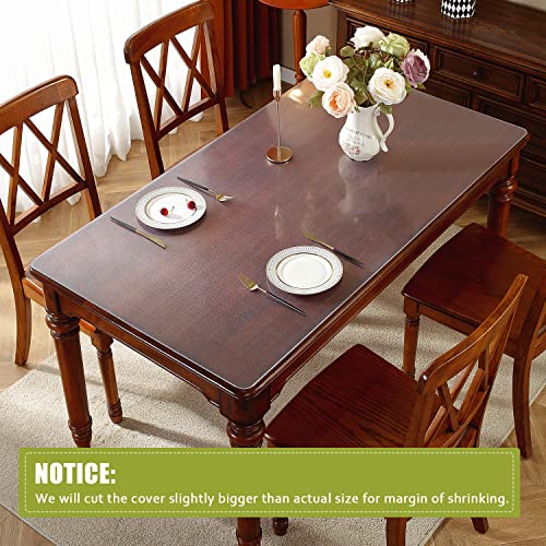 Snapklik.com : Frosted Table Protector, 24 X 36 Inch Plastic Table ...