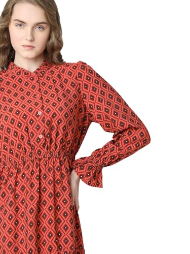 Image of VERO Moda Above The Knee Fit and Flare Dress for Women