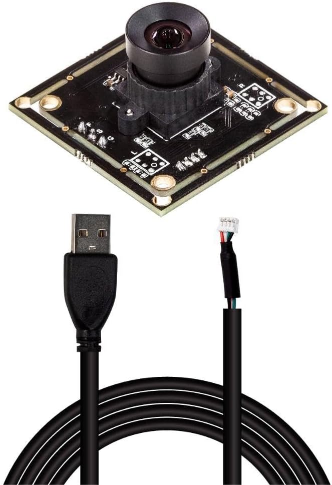 Arducam 100fps Global Shutter Color USB Camera Board 1MP OV9782 UVC Webcam Module Low Distortion M12 Lens No Mic