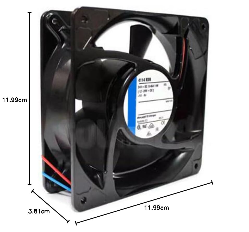 Ventilateur 120 mm 24V basse consommation 11W haute performance