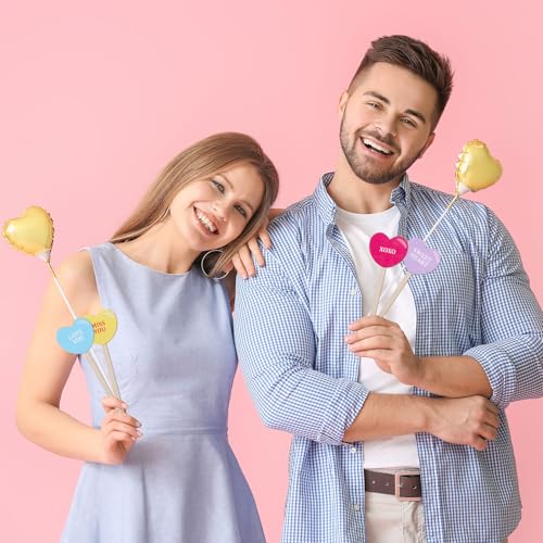Adornos de San Valentín Whaline de corazones para complementar regalos de aniversario 5