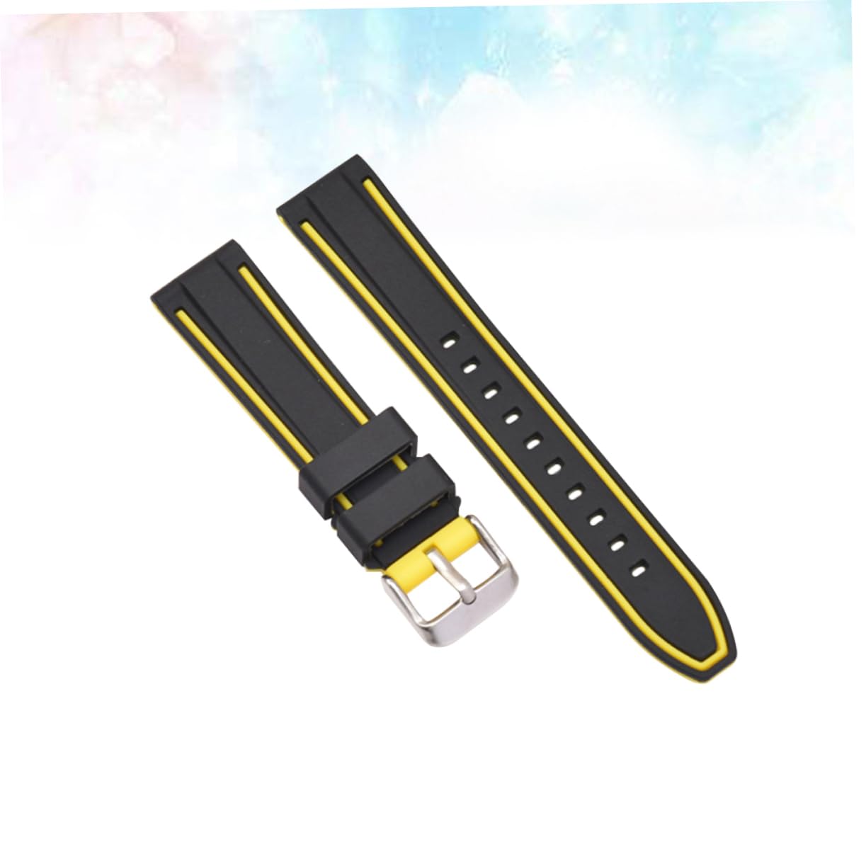 TENDYCOCO 2pcs Silicone Watchband Simple Smartwatch Strap S3 Straps Replacement Band for Smart Watch Bands Wristband for Watch Silicone Band for Watch