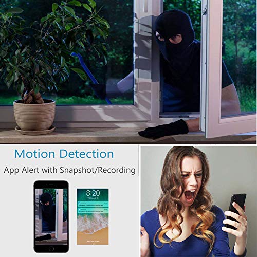 WiFi Hidden Camera Wireless Phone Charger Spy Camera, KAPOSEV 1080P Security Cameras Spy Nanny Cam with Motion Detection Alarm,Support Remote Monitoring and Recording/Playback Via Mobile Phone - Thumbnail 5