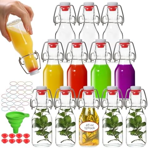 AuroTrends 4 oz Swing Top Bottles Cover