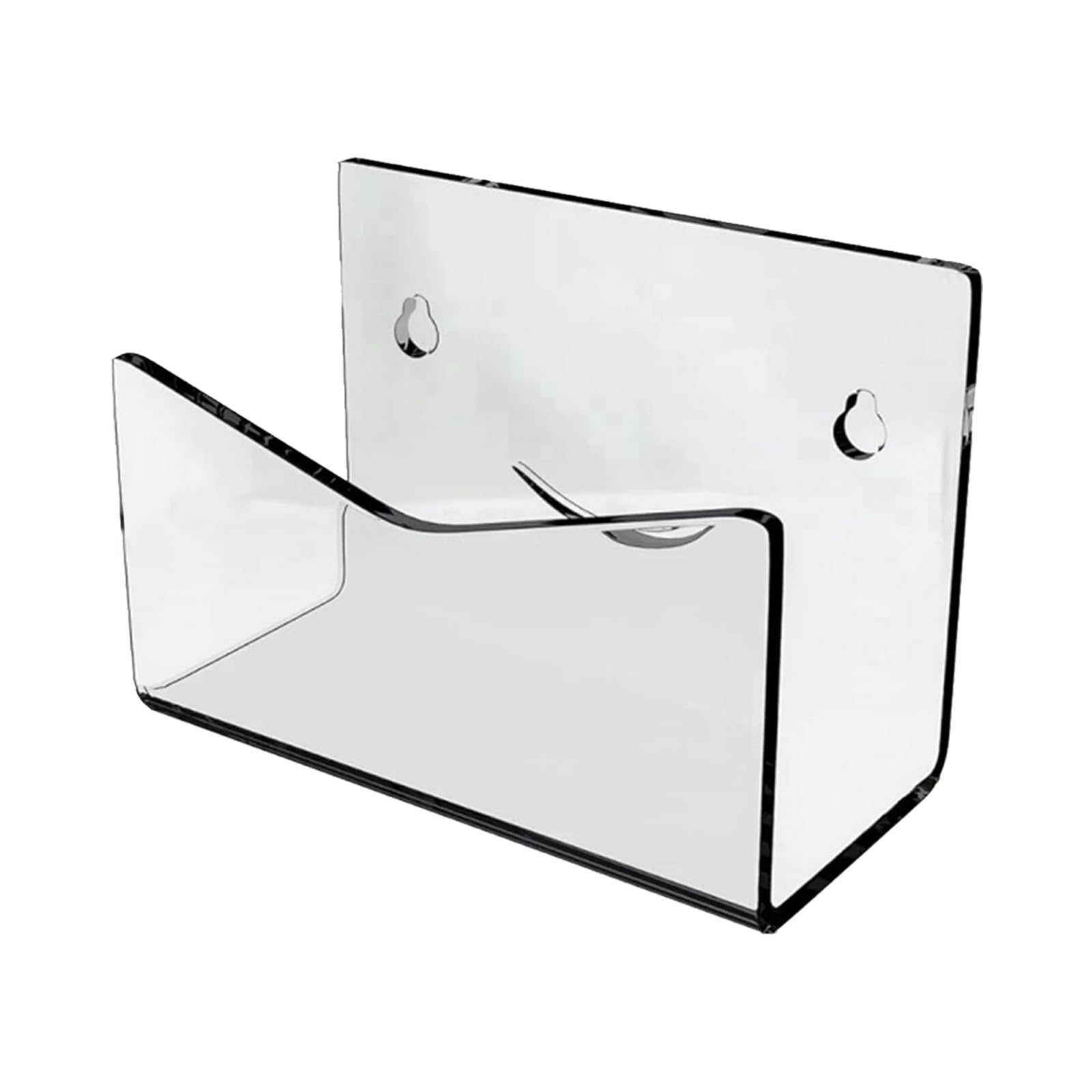 Tsophreniq Wall Mounted Acrylic Envelope Stand Clear File Organizer Versatile Mail Sorter Letter Rack Postcard Storage Countertop Mail Sorting Rack