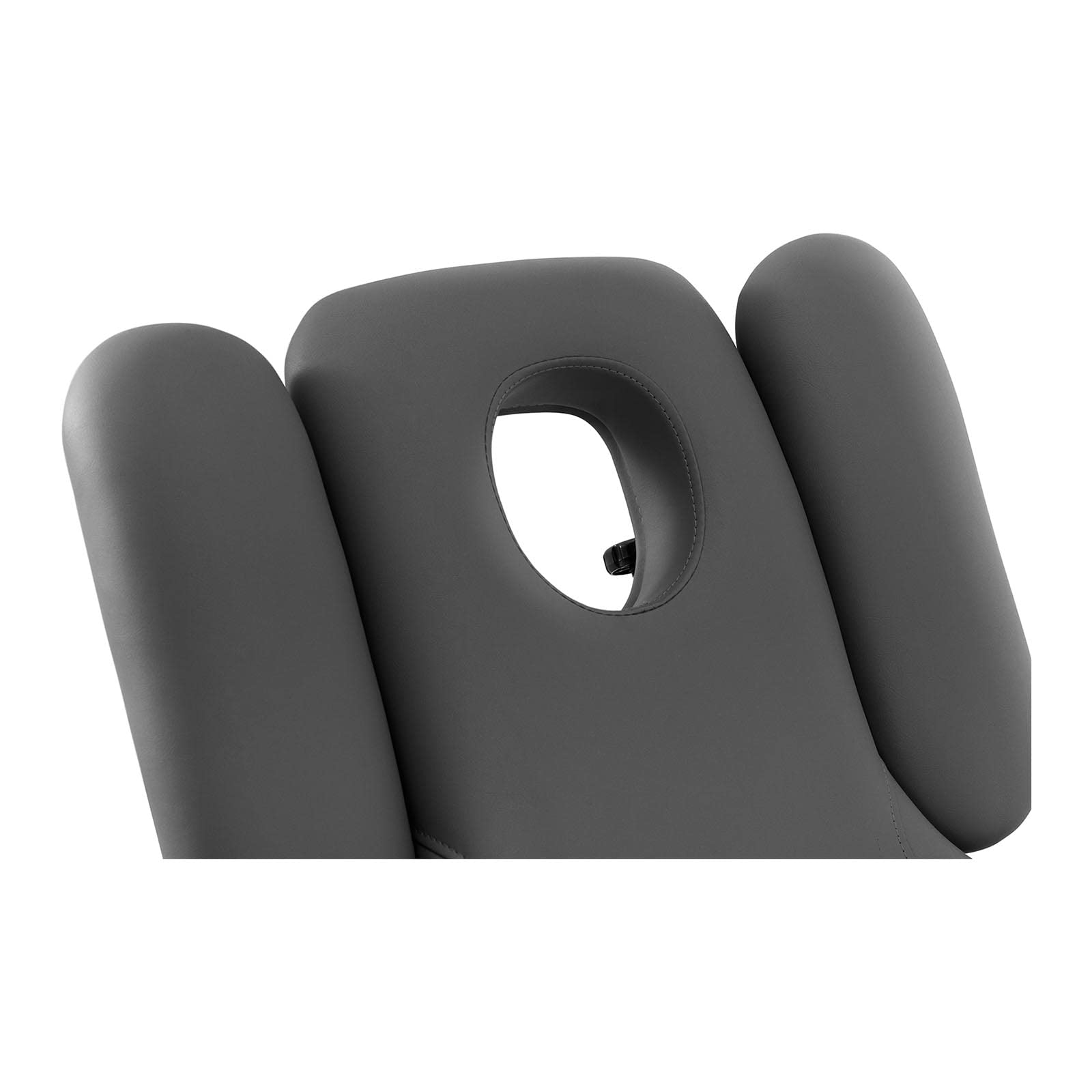 Physa Nantes Gray_PH Massageliege 3 Motoren 200 kg Schwarz/Grau Massagebank Therapieliege Behandlungsliege