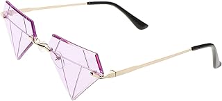 1 Par De Óculos Em Forma De Diamante Óculos De Moda Masculina Óculos De Sol Legais Para Mulheres Decoração Masculina Óculos De Sol De Diamante Óculos De Festa Para Adultos