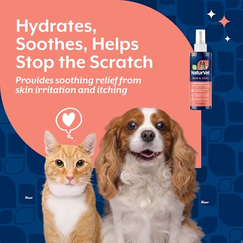 Image of NaturVet Green Tree Septiderm-V Skin Care Lotion for Dogs & Cats - Pet Health Supplement for Dermatitis, Dog Skin Allergies, Itching, Hot Spots, Cat Rashes - Pet Lotion, Grooming Aid - 8 Oz.
