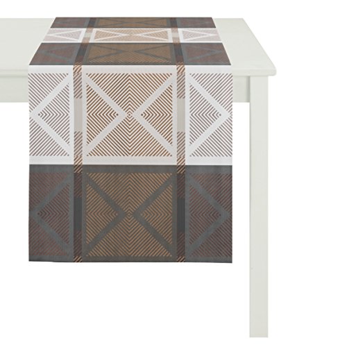 APELT Läufer, Polyester, Grau/braun, 44 x 140 x 0.5 cm Cover