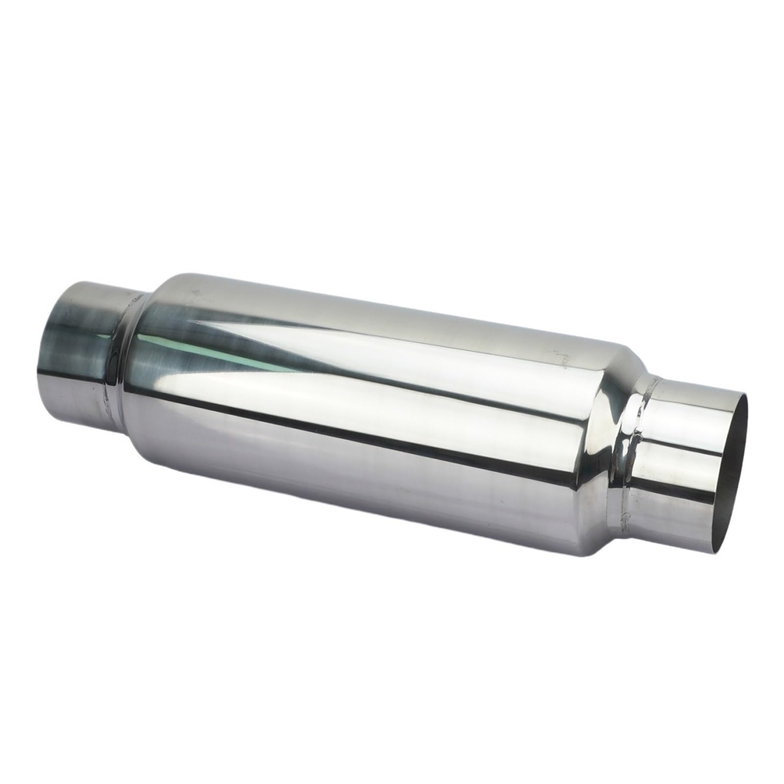 tylny tłumik wydechowy Uniwersalny 3 "/2.5" /2 .25" tłumik rurowy rezonator rura samochodowa spiralny głęboki dźwięk 13.8 "długość stal Resonato