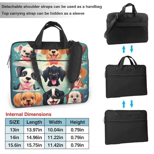 Cartoon dog Laptop Tote Bag para portátil miniatura 4