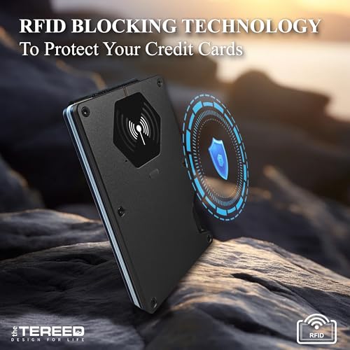 Air Wallet, Built-in Airtag Wallet, RFID Wallet For Men & Women, Built-in Find My Airtag Wallet with Tracker, Minimalist Wallet with Card Holder & Money Clip3