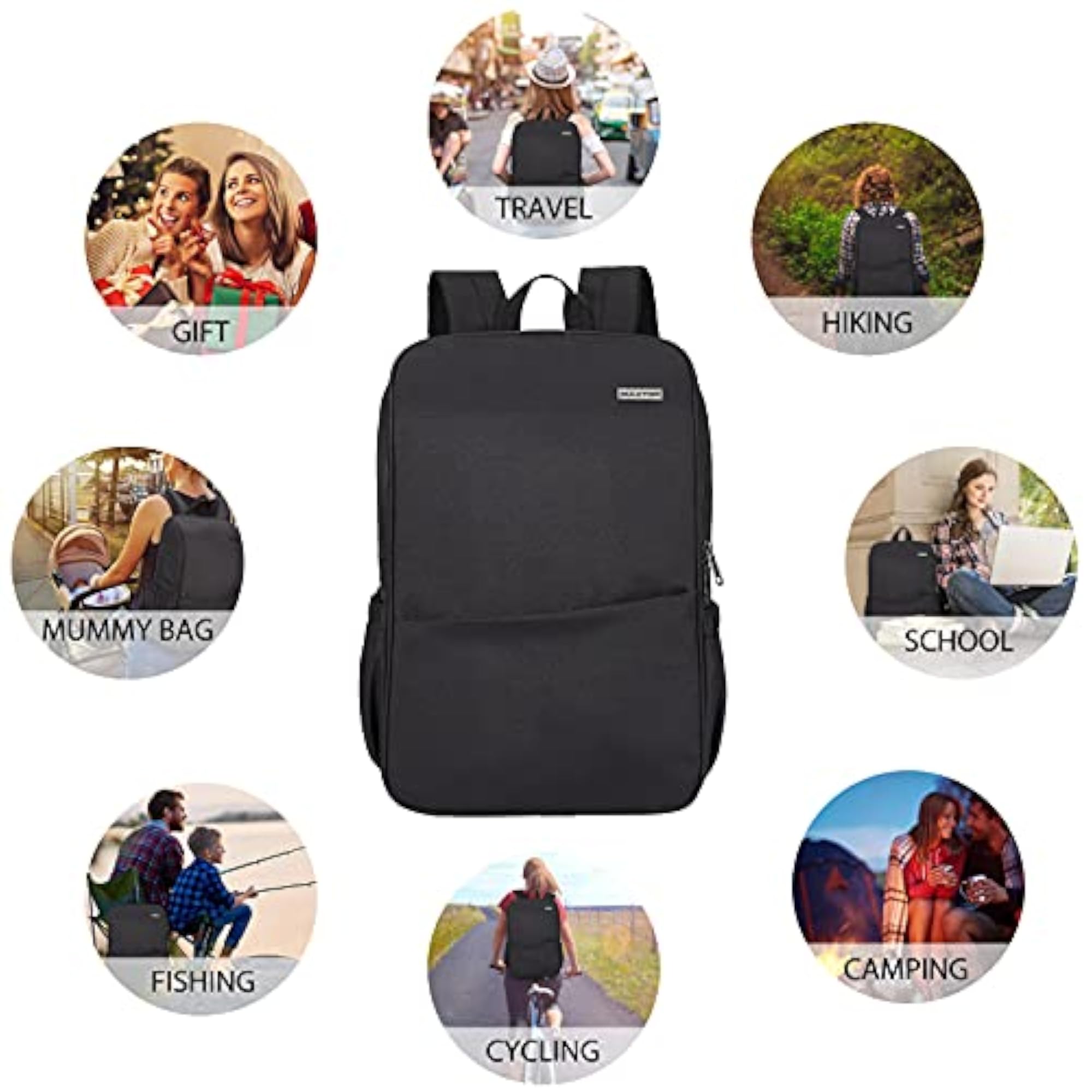 Travel Laptop Backpack with USB Charging Port