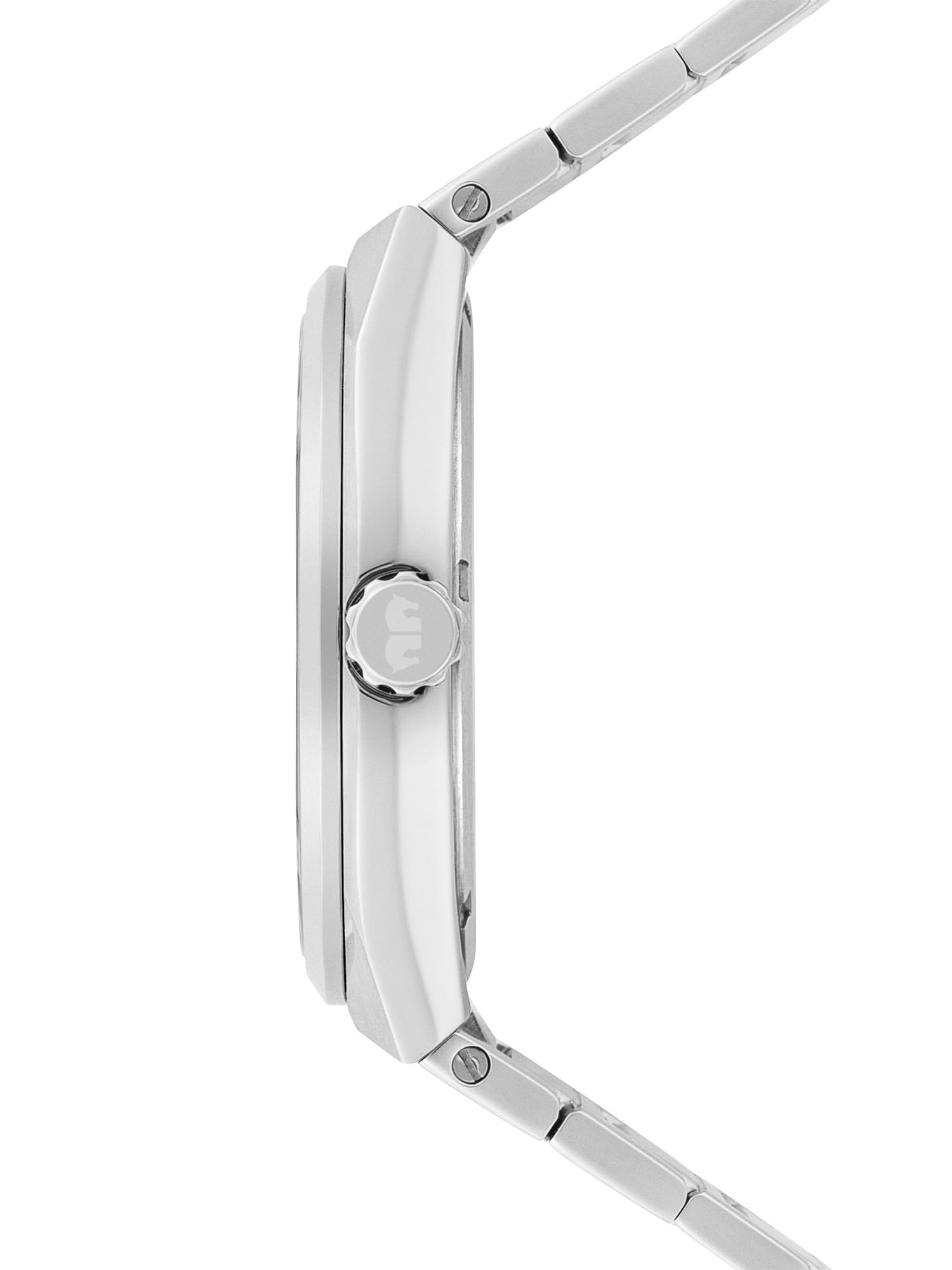 Rhodenwald & Söhne Herren Uhr Edelstahl Silber Quarzwerk 5 ATM | Edelstahl Armband, silber, Gliederarmband, Multifunktion(en), Zifferblatt schwarz, Mineralglas, Armbanduhr