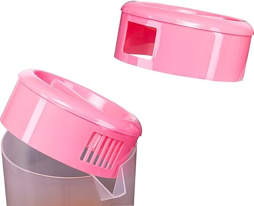 Miniatura 5 de HAKIDZEL Jarra de plástico para zumo de fruta, para bebidas y jugos, jarra de agua con tapa, jarra de agua de 1 galón con tapa, jarra de agua con