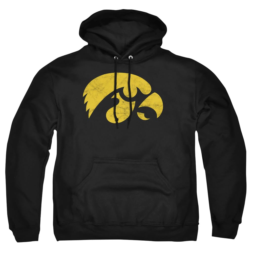 LOGOVISION Official Collegiate Distressed Primary Logo Adult Pullover Hoodie Collection — view 496