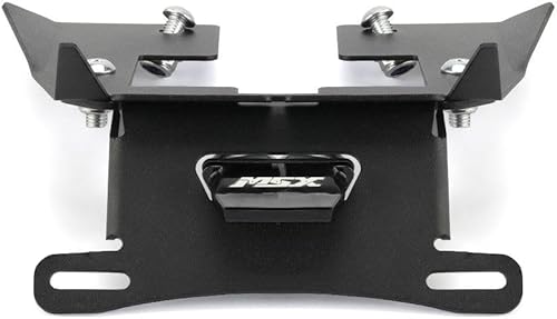 MTLBCYCLE Soporte para placa de matrícula, eliminador de guardabarros con luz LED para Honda MSX 125 GromSF MSX125SF 2016 2017 2018 2019 2020