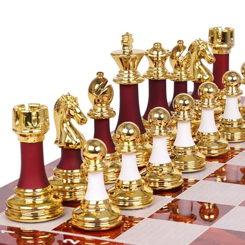 Set de Ajedrez 15 Pulgadas con Piezas Acrílicas Pesadas miniatura 2