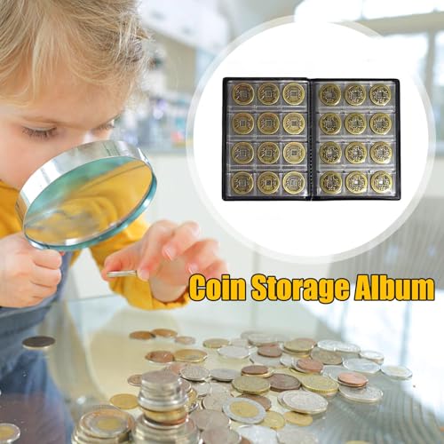 Álbum de colección de monedas con protección impermeable para medallas 4