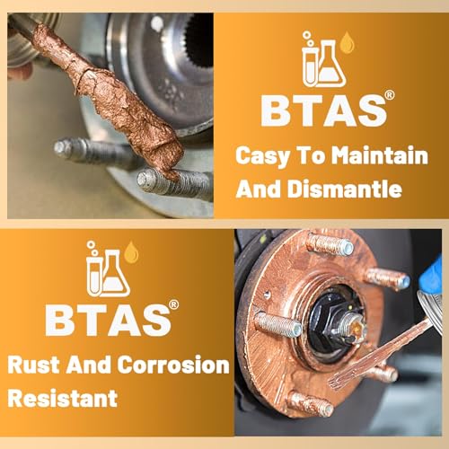 Image of BTAS Copper Antiseize Grease,Bolt /Spark /Glow Plug Thread Protect 8 Oz