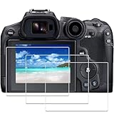 PCTC Tempered Glass Screen Protector Skin Film for Canon Powershot G7X Mark II G9X G9XII G7X G5X PowerShot G1 X Mark III Anti-Scratches Anti-Dust Anti-Fingerprint,Waterproof Foils (4 Pack)