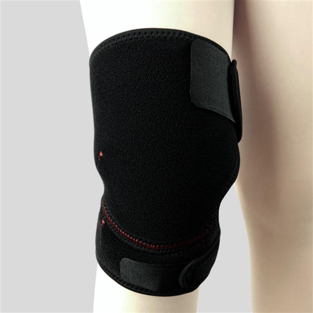 JFDBGU Rodillera de Soporte de Tela Ok de Neopreno, Rodillera autoajustable for Deportes de Pelota de Baloncesto(Large)