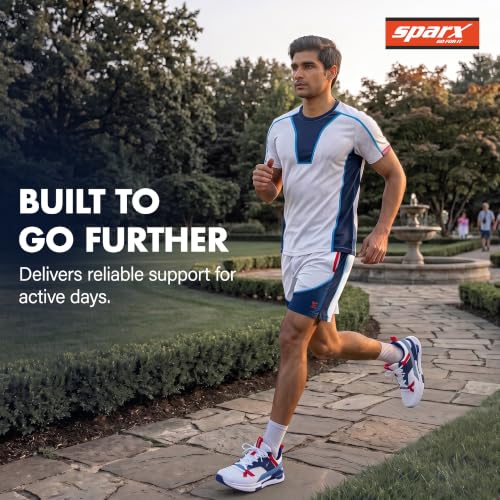 Image of SPARX Sports Shoes for Men - High-Performance Lace-Up Running Shoes with Breathable Comfort, Lightweight Cushioning & Everyday Athletic Support