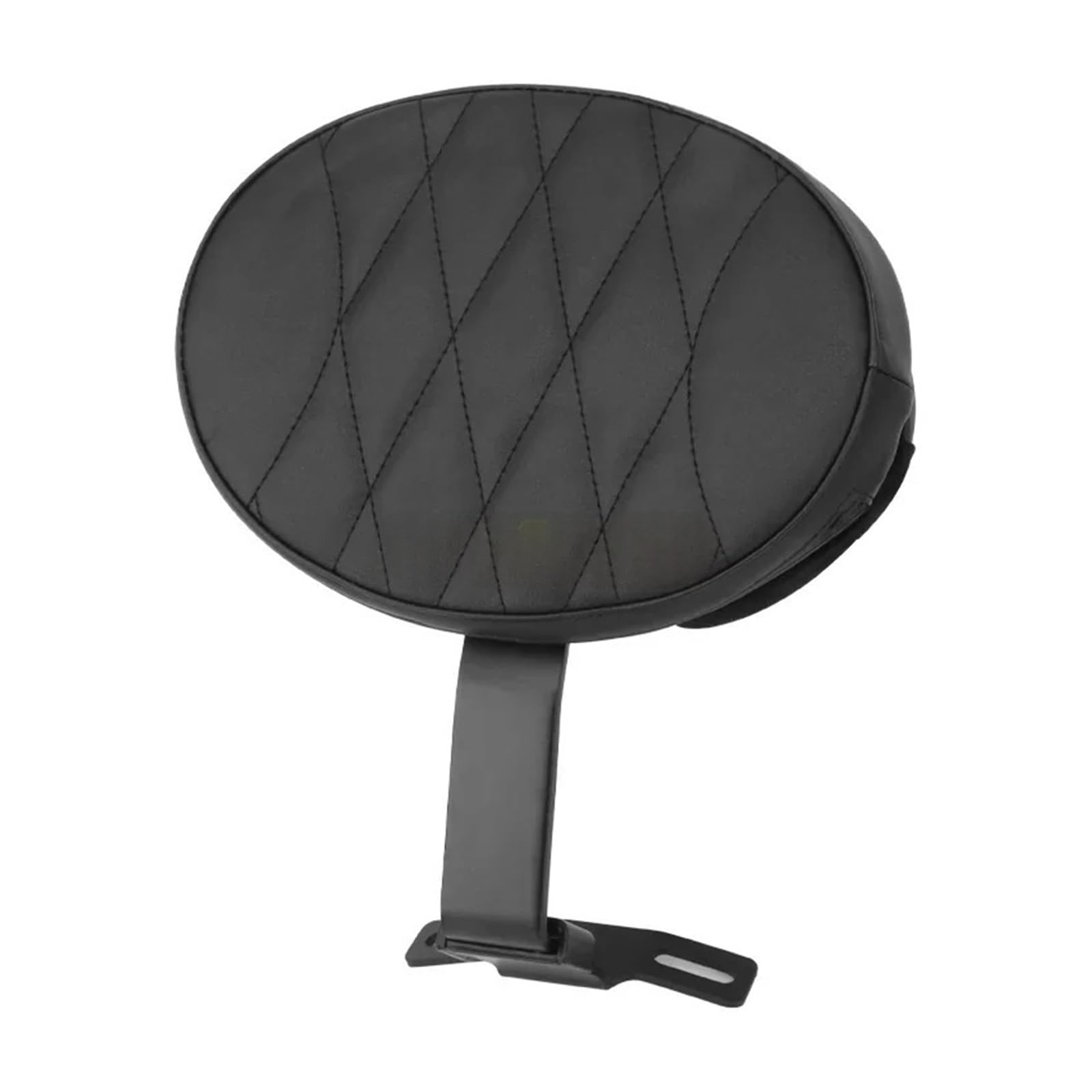 Zdejmowane oparcie Poduszka oparcia pasażera motoc Pasuje do Harley Fatboy 2007-2017 motocykl regulowany kierowca oparcie poduszki siedzenia(Black style 2)