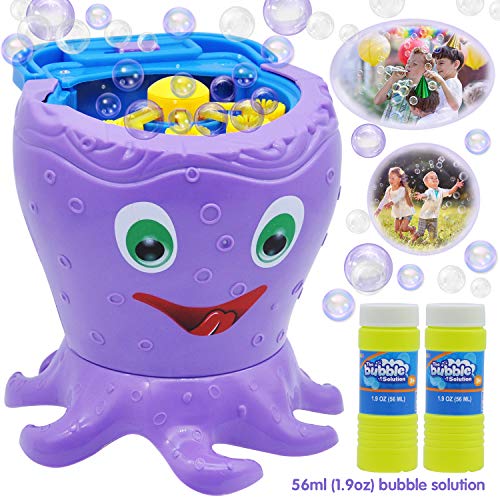 JOYIN Bubble Machine Octopus Bubble Maker Automatic Bubble Blower 1000+ Bubbles Per Minute