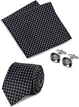 Park Avenue MULBURRY SILK TIE + POCKET SQUARE +CUFFLINK GIFTSET (PZYG04373-K8_)