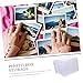 OSALADI Electronic Component Container 5x7 Photo Storage Box Storage Holder Organizer Sealing Cards Box