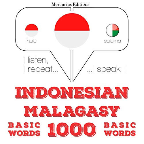 Indonesian &amp;ndash; Malagasy. 1000 basic words | J. M. Gardner