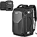 PEKREWS Mavic 3 Pro Case, Expandable Carry-On Drone Bag for DJI RC/N1 Controller, Travel Large Capacity RC Backpack Fits 17.3 Inch Laptop and DJI Fly More Combo Accessories
