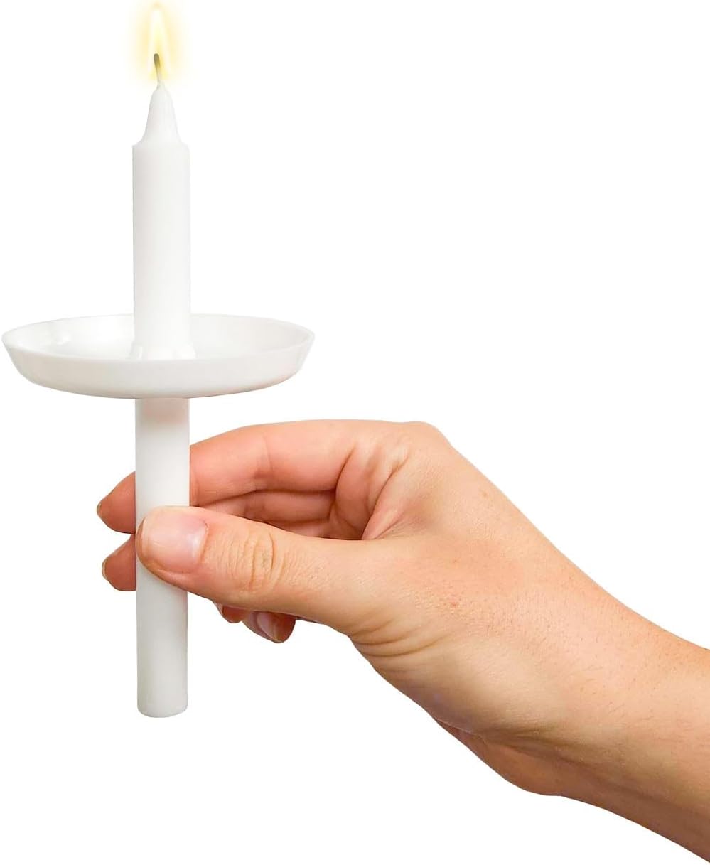 Concordia Supply Plastic Disc Candle Drip Protectors