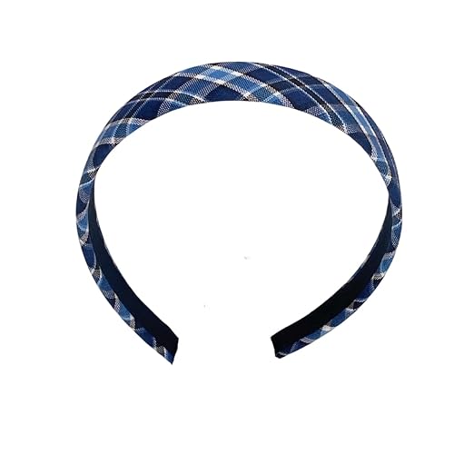 1" Wide Headband,Back to School,School Uniform Plaid Fabric,Headband,Fashion Hair Accessories,Adults & Girls (Plaid 120)