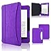 Produktbild ACcolor Kindle Paperwhite Case 2018, Folio Smart Cover Leather Case with Auto Sleep Wake Feature fit All Kindle Paperwhite New and Old Models, (Purple)