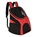 Produktbild DaMohony Haustier-Doppel-Schultertasche, tragbar, für Hunde und Katzen, Rucksack, atmungsaktives Netzgewebe, Reisen, Outdoor