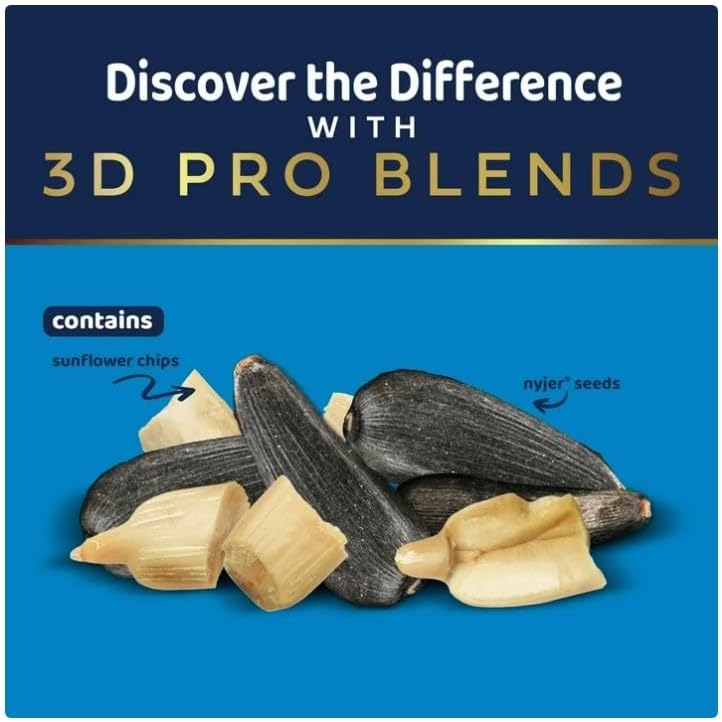 3-D Pet Products Finch Food Finch Lovers Mix Dry Wild Bird Food, Seeds ~ 5 Lb Bag ~ Ideal for Attracting Finches and Other Wild Birds.