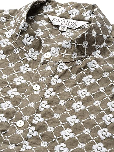 Image of SOJANYA (Since 1958, Men's Silk Blend Grey Kurta Pyjama & Silk Blend Jacket Combo