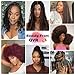 QVR Afro Kinkys Bulk Human Hair for Dreadlock Extensions Repair Locs, Medium Brown Color 18inch Twist Braiding Afro Kinky Human Hair 50 Gram/Pack