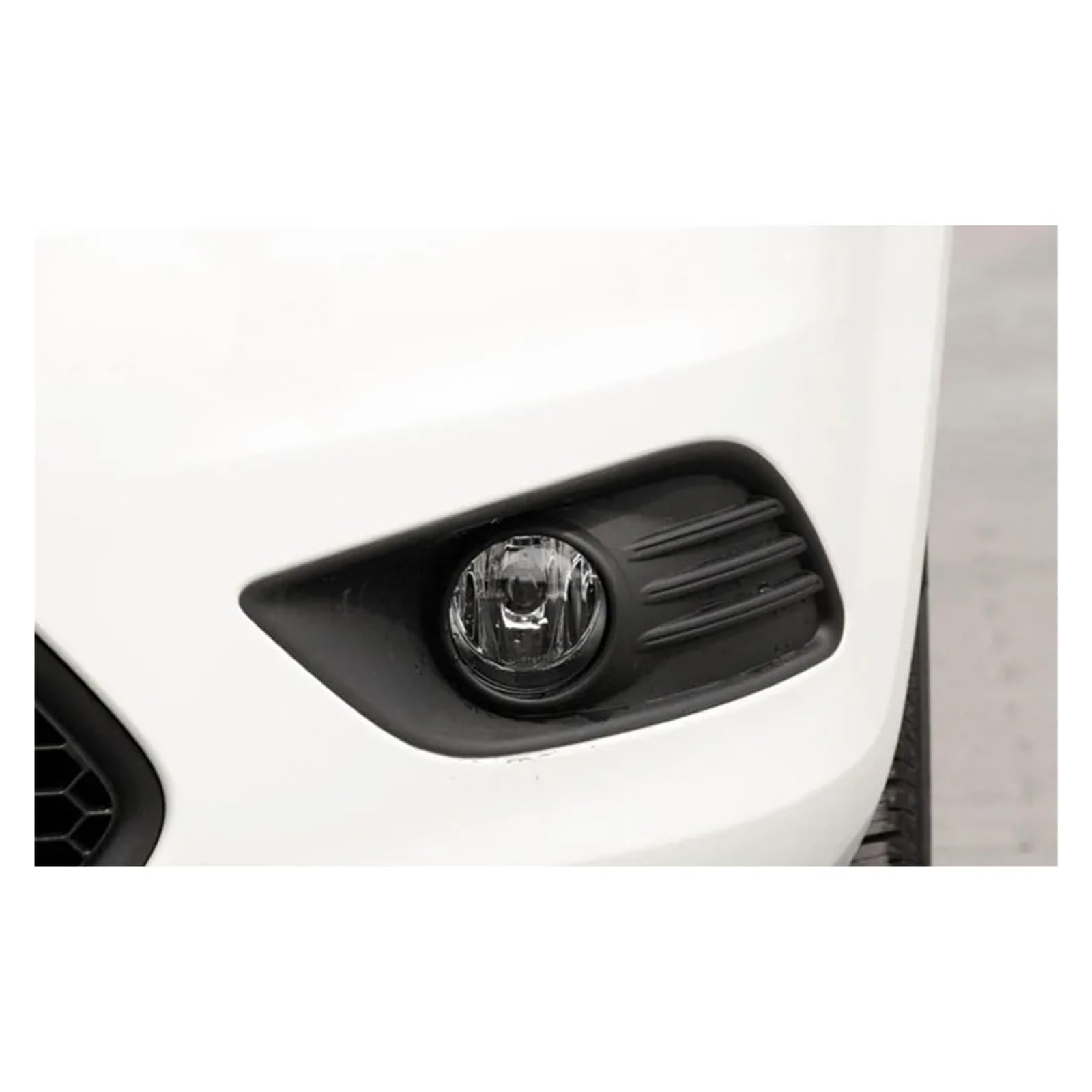 daili store Osłona lampy przedniego światła przeciwmgielnego Listwa światła do jazdy dziennej kompatybilna z Focusem 09-12 Sedan /13-15 Hatchback Sedan (Color : Gray)