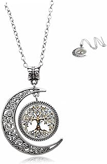 Colares De Joias Colar De Meninas Colar Feminino Colar De Charme De Lua Colares Para Mulheres Joias Simbólicas Da Moda Joias Femininas Moda Colar De Árvore Da Vida Acessórios