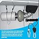 4 STK Ratchet Hangers, Seilratsche mit Haken, einstellbare Seil Ratsche mit Haken, Seilhaken Ratsche, 2M 1/8 Zoll Verstellbarer Seilaufhänger Seilzugratsche Ratschenseil für Pflanzenlampe Licht Grow