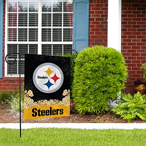 Image of Rico Industries NFL Standard /Primary 13 inch x 18 inch Double Sided Garden Flag - Great Gift for Men, Women, & Fans