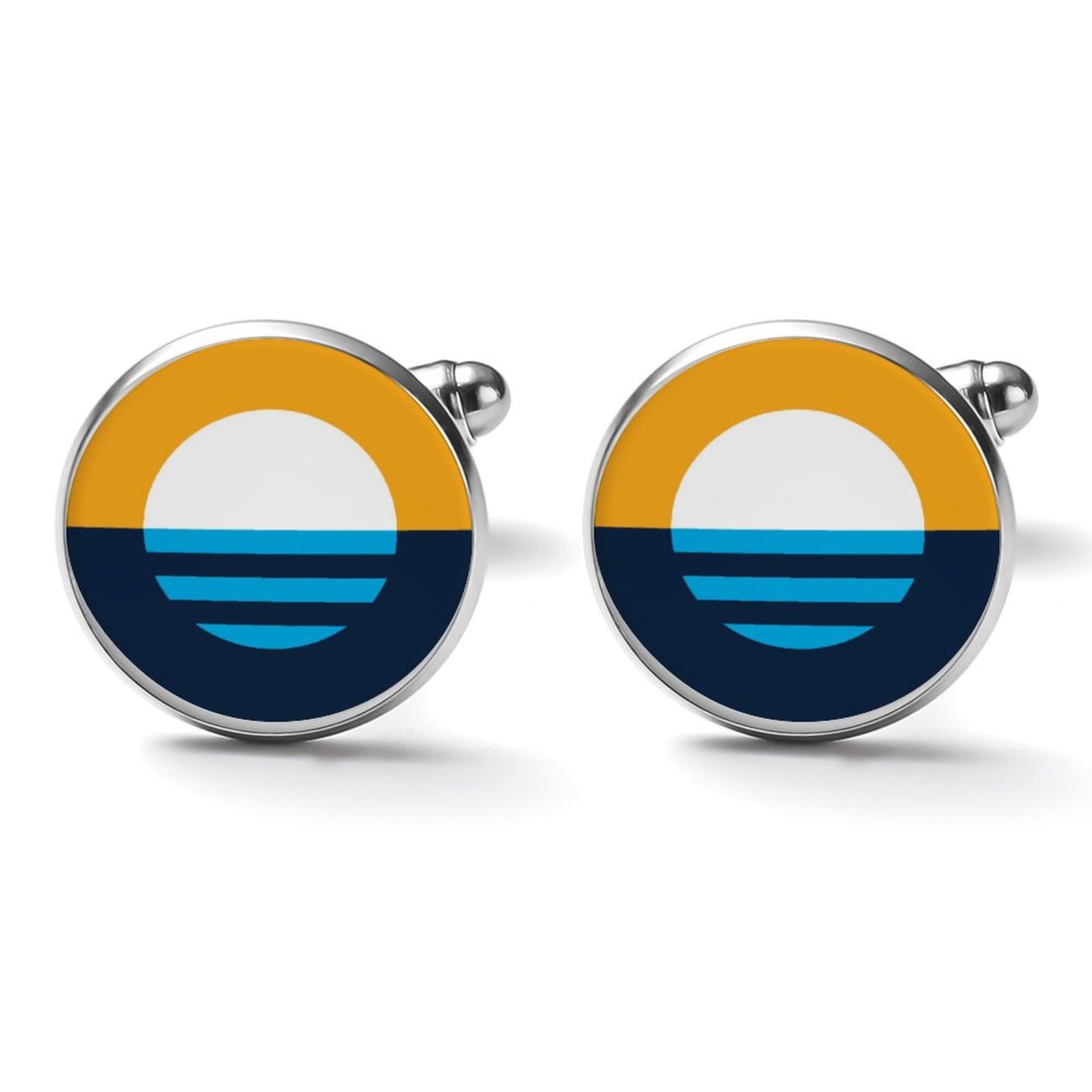 The People's Flag of Milwaukee Mens Cufflinks Classic Alloy Shirt Cuff Links Unique Jewelry Gift for Groom Father Husband Boyfriend 2.0cm, style, vgzdsg543