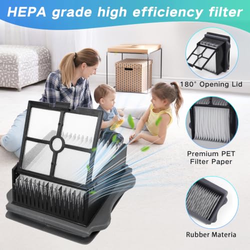 Image of Accessory Set for Tineco iFloor 3 / Floor One S3 Wet and Dry Vacuum Cleaner Replacement Parts 7 Pieces Accessories 3 Roller Brushes + 3 HEPA Filters + 1 Cleaning Brush