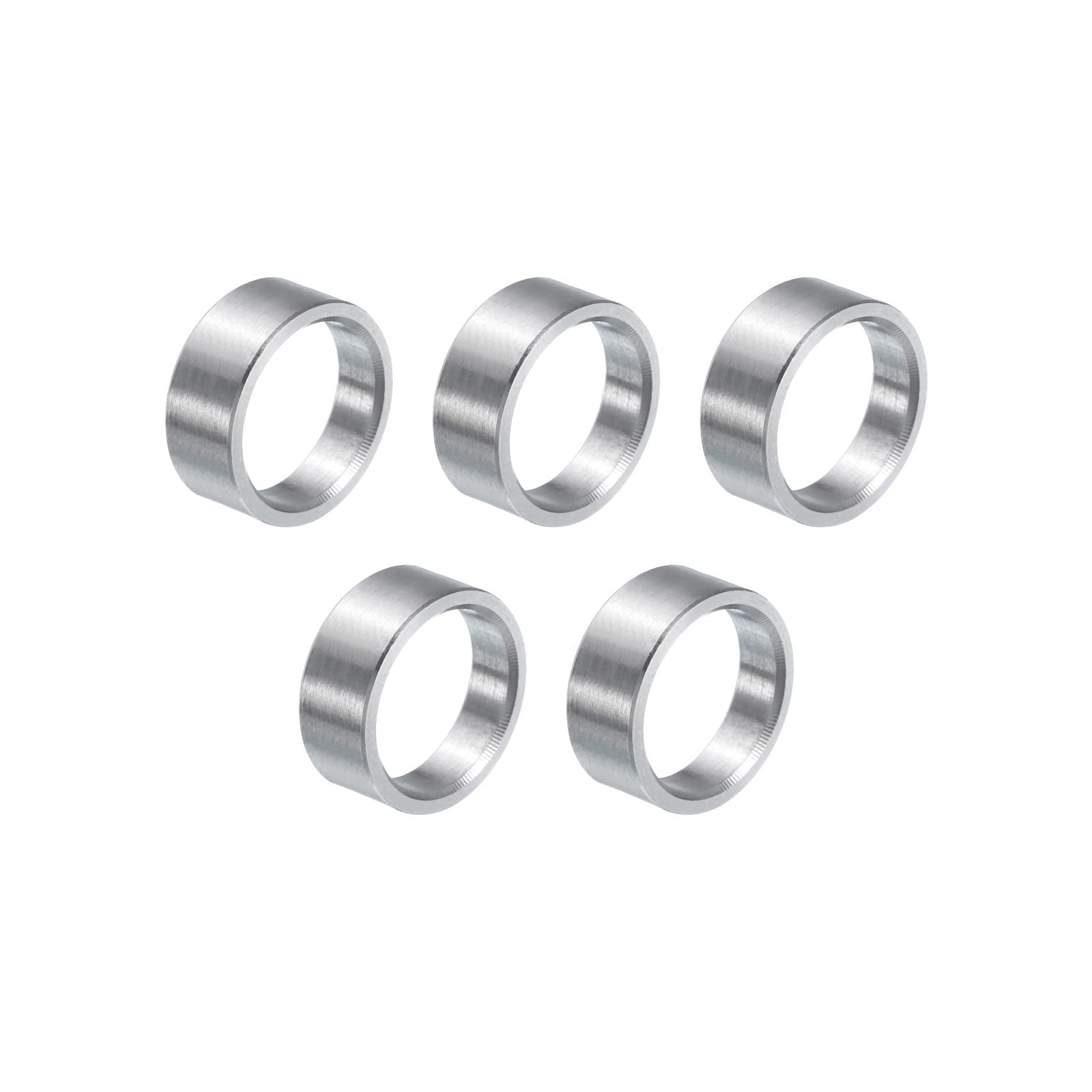 QUARKZMAN 30pz Spacer In Alluminio 5mm Foro X 10mm Od X 9.5mm Lunghezza Boccola Di Supporto Per Vite Distanziatore In Metallo Rotondo Con Finitura Semplice Per Viti M5, Bulloni E Aste - 14